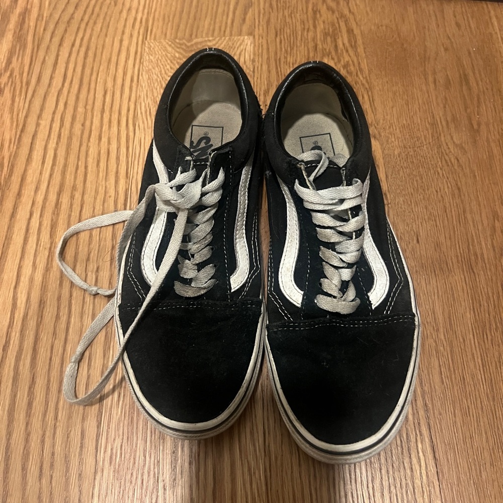 Vans originals black and white